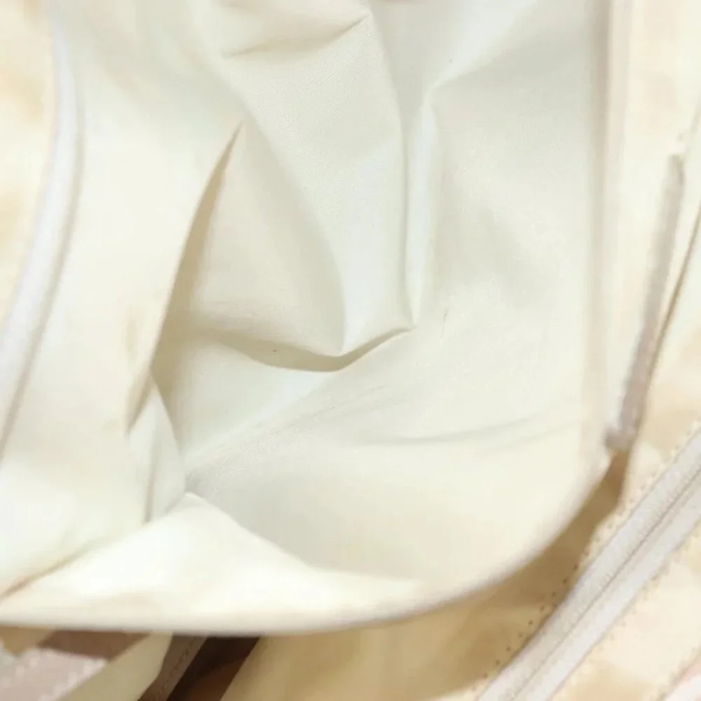 CHANEL New Travel Line Tote Bag Nylon Beige Gold CC Auth ti3356 - Picture 12 of 16